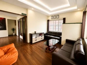 Mega Web Link office interior designed by ST Builders