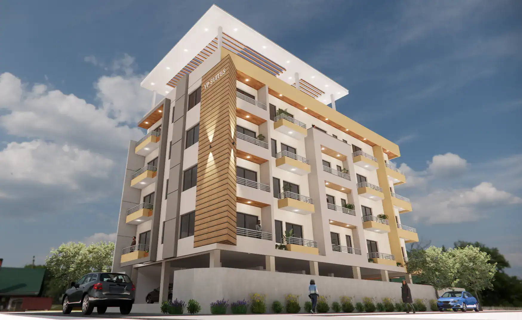 An ongoing commercial project of ST Builders in Kageshwori Mnohara, Kathmandu.