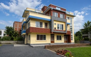 Completed customized house construction project by ST Builders in Kalanki, Kathmandu.