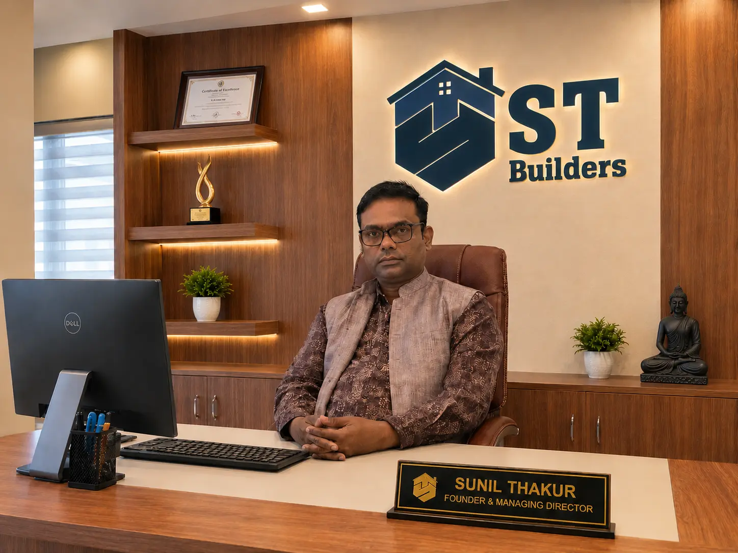 Mr. Sunil Thakur, Founder and Managing Director of ST Builders.