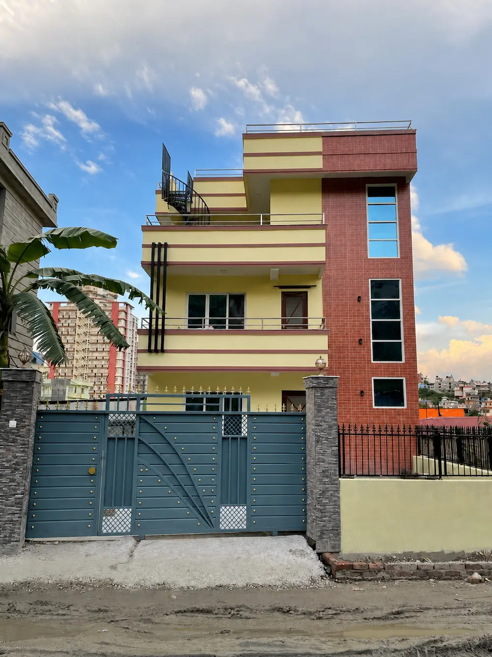 A completed residential construction project of ST Builders in Tokha, Kathmandu.