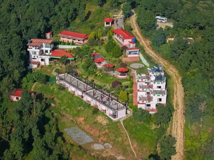 Naikap Village Resort, a commercial construction project completed by ST Builders in Kathmandu.