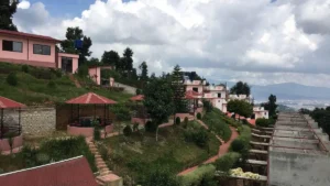 New building construction at Naikap Village Resort by ST Builders.